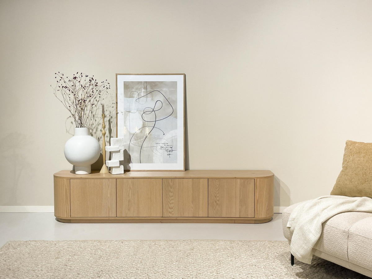 TV-MÖBEL Novero Braun 40/220/45 cm - Braun, Holz (220/45/40cm) - Livingfurn