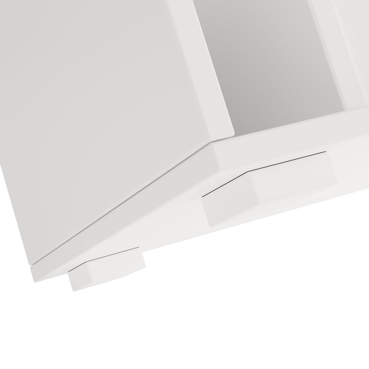 KONFERENČNÍ stolek, 100/50/40 cm bílý, s LED osvětlením a 2 zásuvkami - bílá, kompozitní dřevo (100/50/40cm) - BEAOK