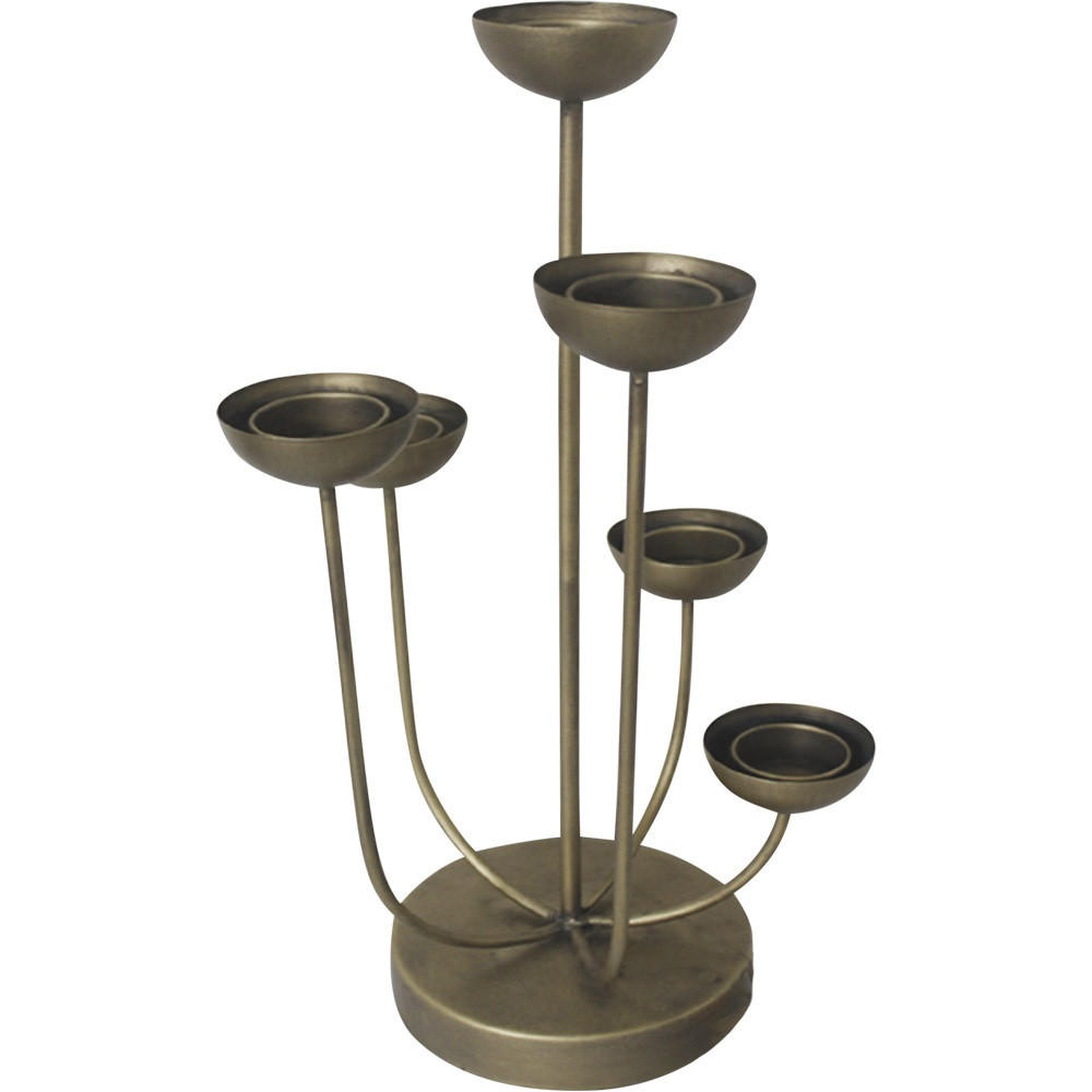 Lesli Living Kerzenhalter Gold 23x45x22 cm