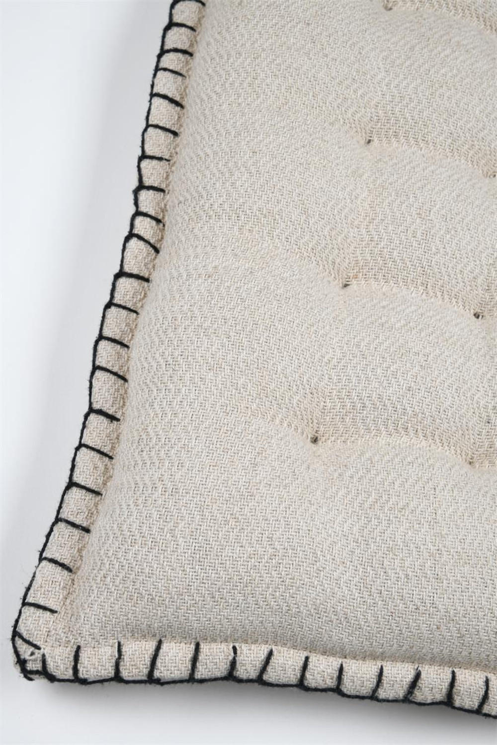 STUHLKISSEN Aline 38/38 cm - Beige, Naturmaterialien (38cm)
