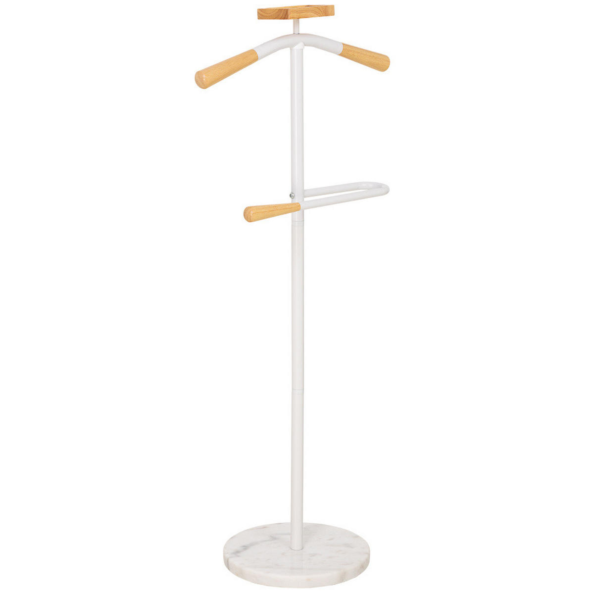 GARDEROBE aus metall - Weiß, Metall (30/120/30cm) - Wanderlust