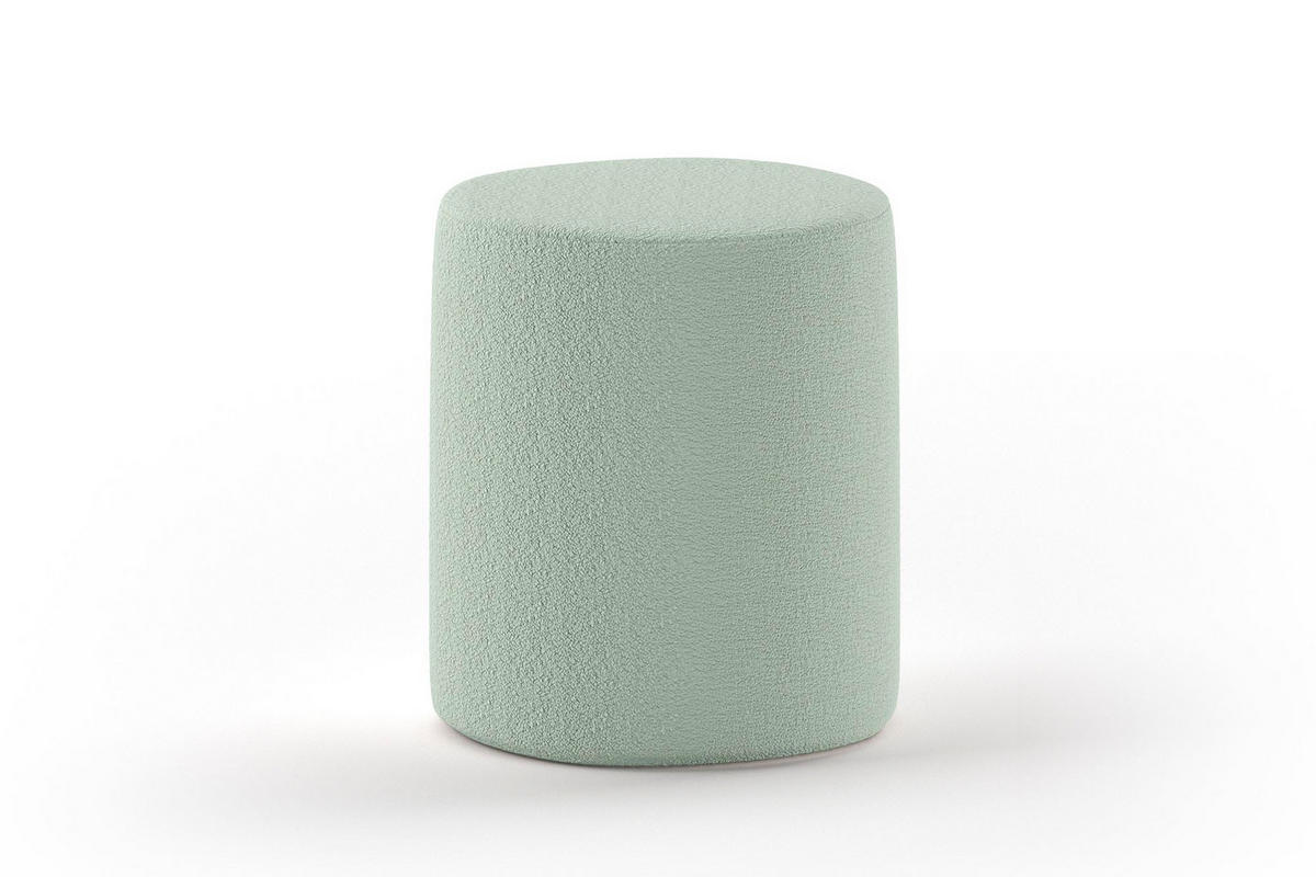 HOCKER Karlotta 41x41x42 aus Holzwerstoff Polster in der Farbe Grün - Grün, Holzwerkstoff (41/42/41cm) - 58aufmkessel