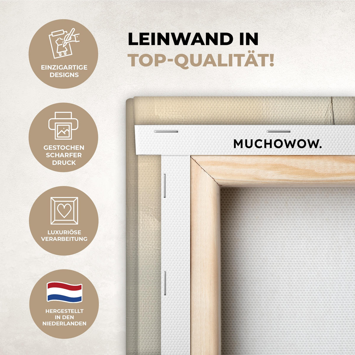 LEINWANDBILD Segelschiff - Meer - Bewölkt 30x40 cm - Creme, Textil (30/40cm) - MuchoWow