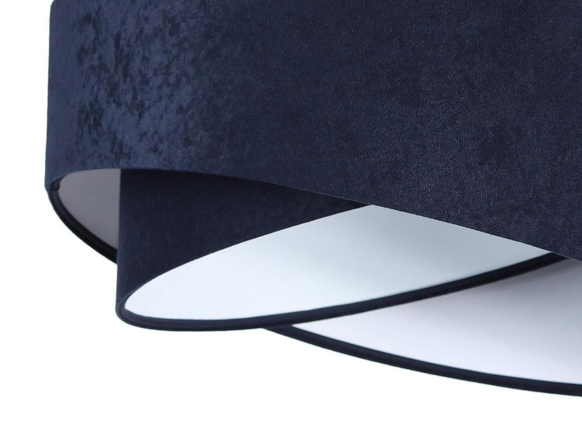 HÄNGELEUCHTE Blau 50/23 cm - Weiß, Kunststoff (50/1.3/23cm) - ONZENO