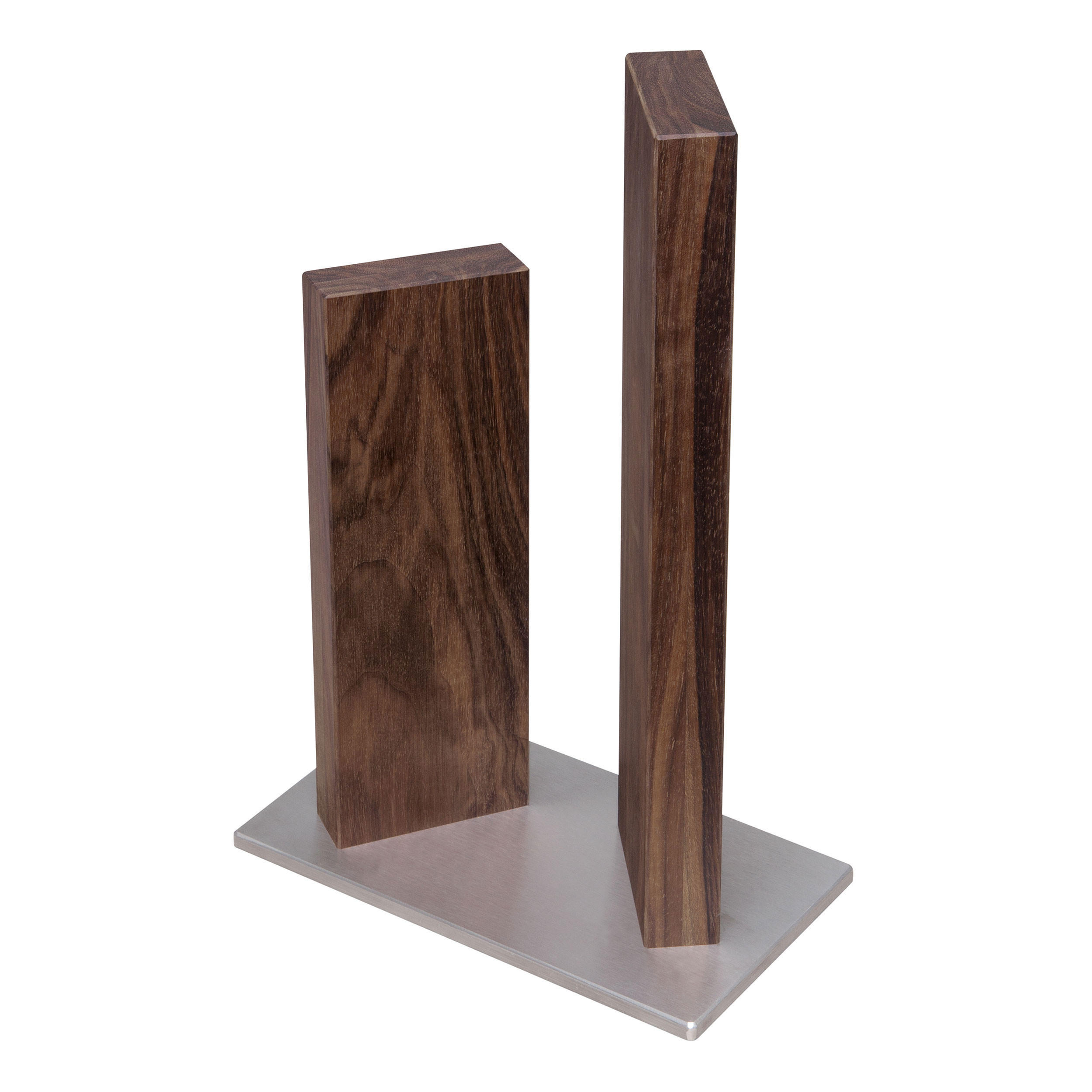 MAGNET-MESSERBLOCK Stonehenge Klein, Walnuss, STH-4.1 - Braun, Metall (23/13/34cm) - Kai Messer