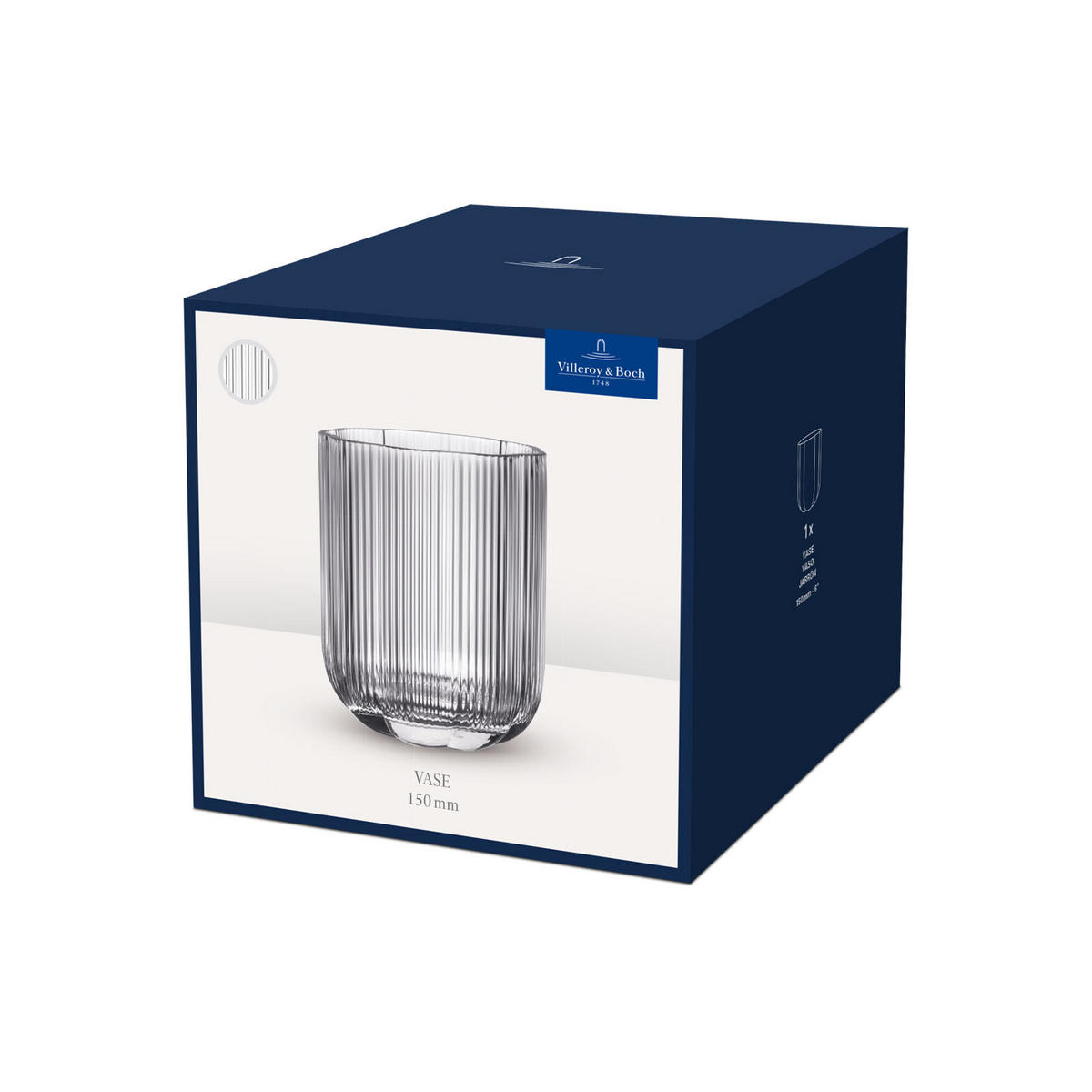 VASE Fleur blau 15 cm - Blau, Glas (15cm) - Villeroy & Boch