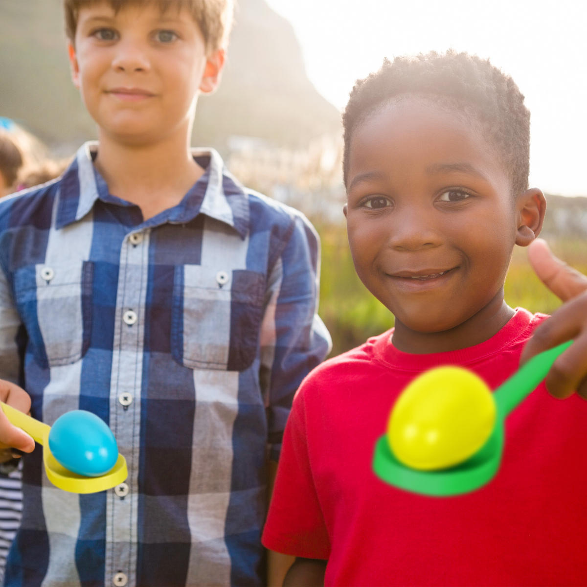 40-tlg.OUTDOORSPIELE-SET - Multicolor, Holz/Kunststoff (50/40cm) - Relaxdays