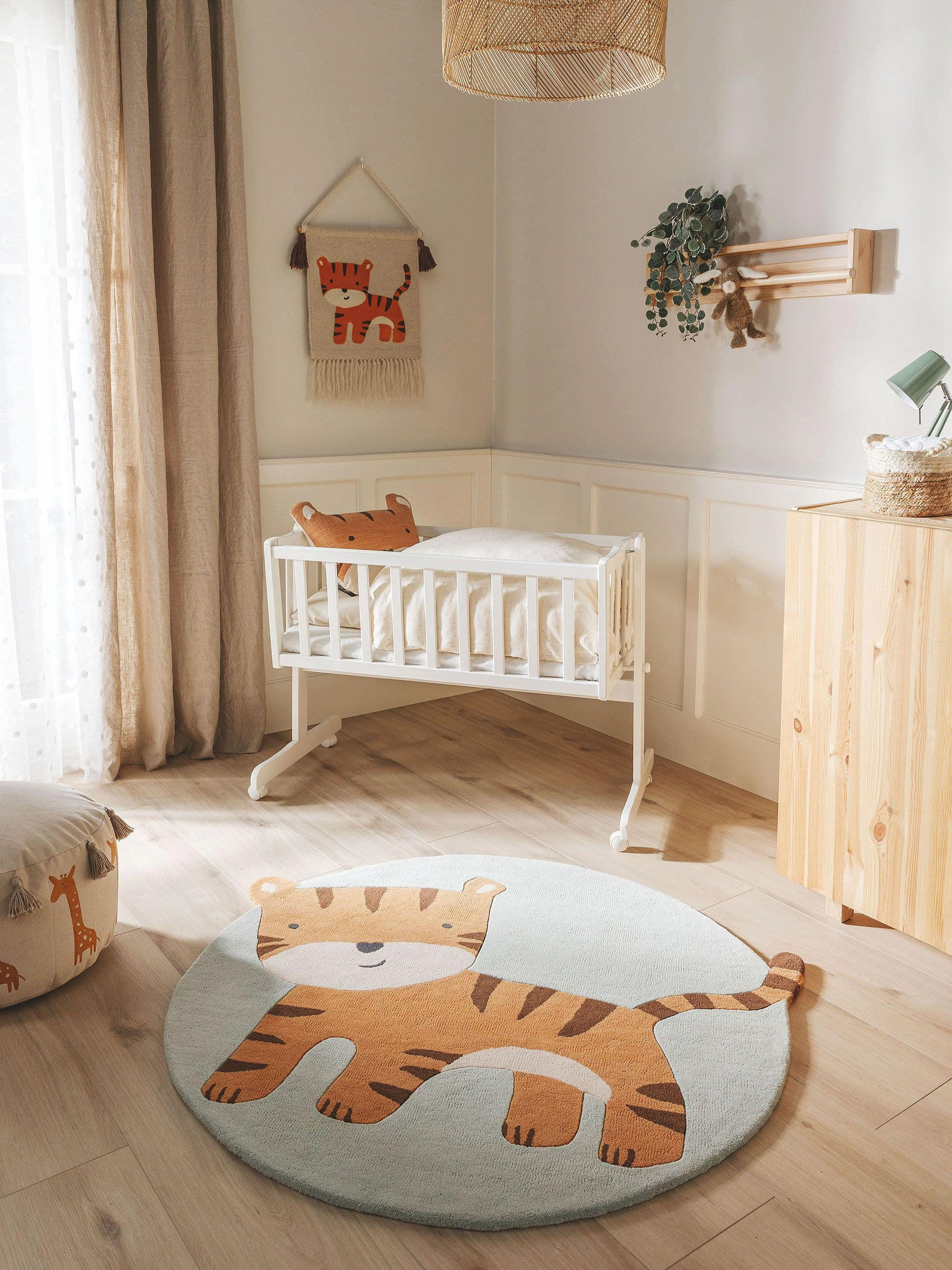 KINDERTEPPICH Savannah Multicolor 115x120 cm - Multicolor, Textil (115/120cm) - Lytte