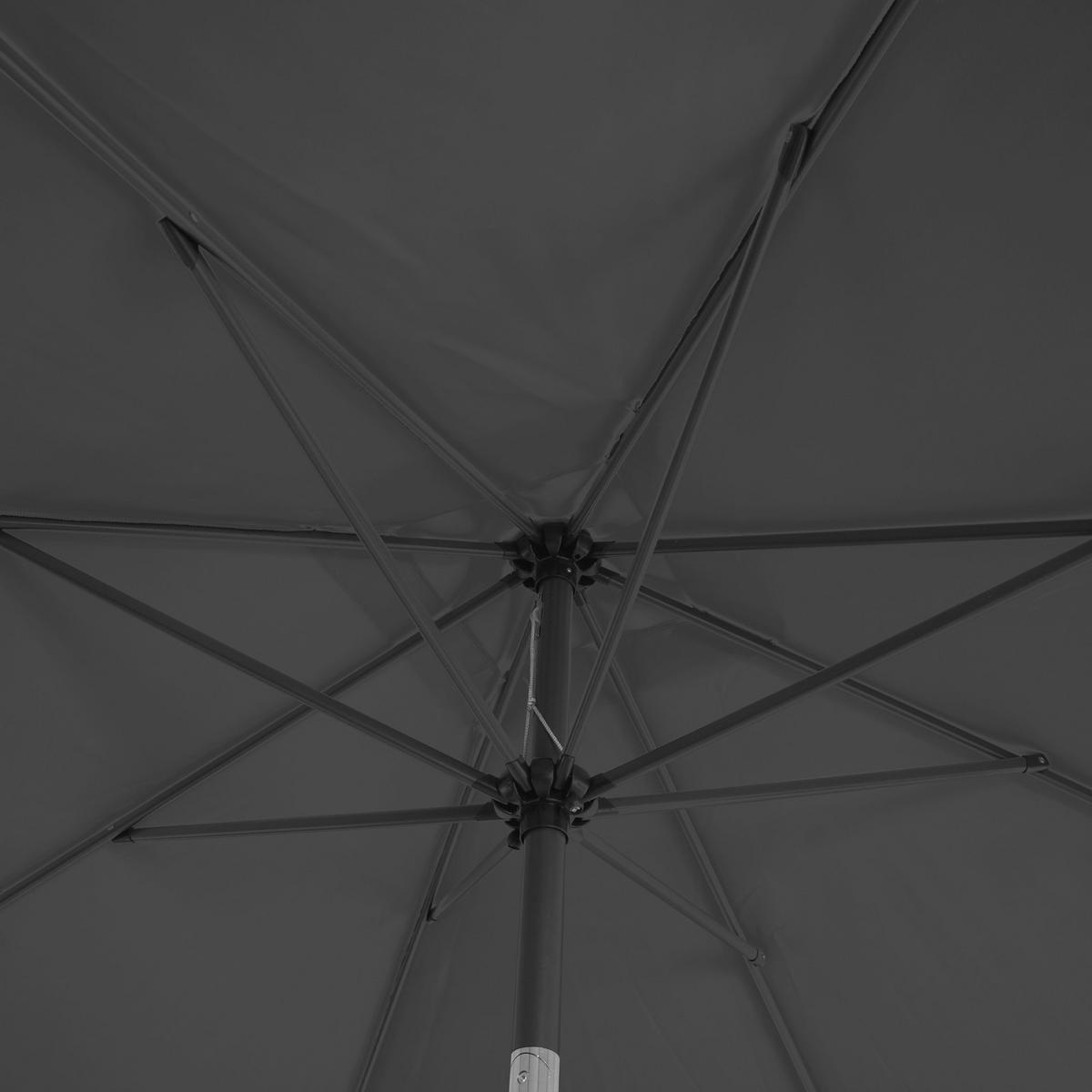 SONNENSCHIRM rechteckig 3x2m - Dunkelgrau, Textil (200/300cm) - SVITA