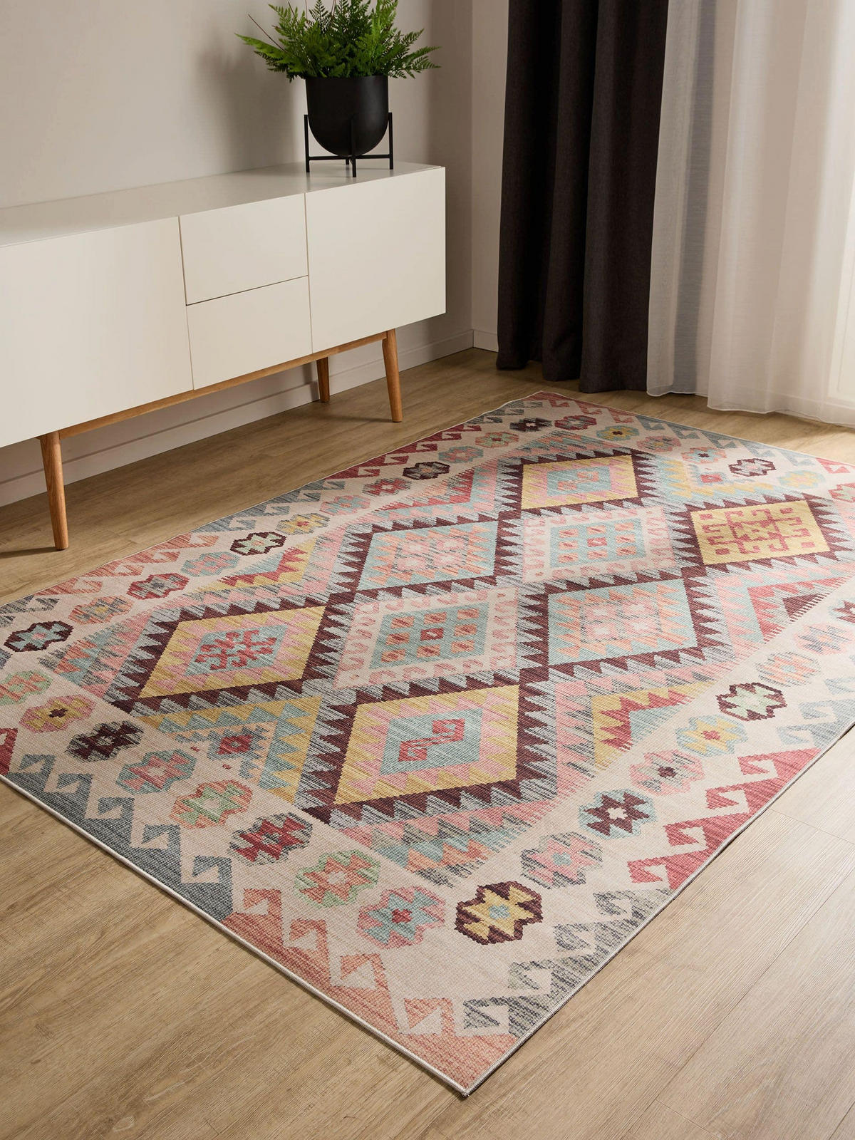 VINTAGE-TEPPICH George waschbar 300x400 cm - Multicolor, Kunststoff (300/400cm) - benuta