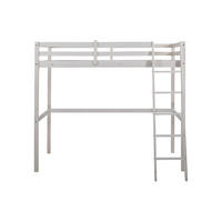 HOCHBETT - 1 Person - holz - weiß Gedeon - Weiß, Holz (90/190cm) - Vente-Unique