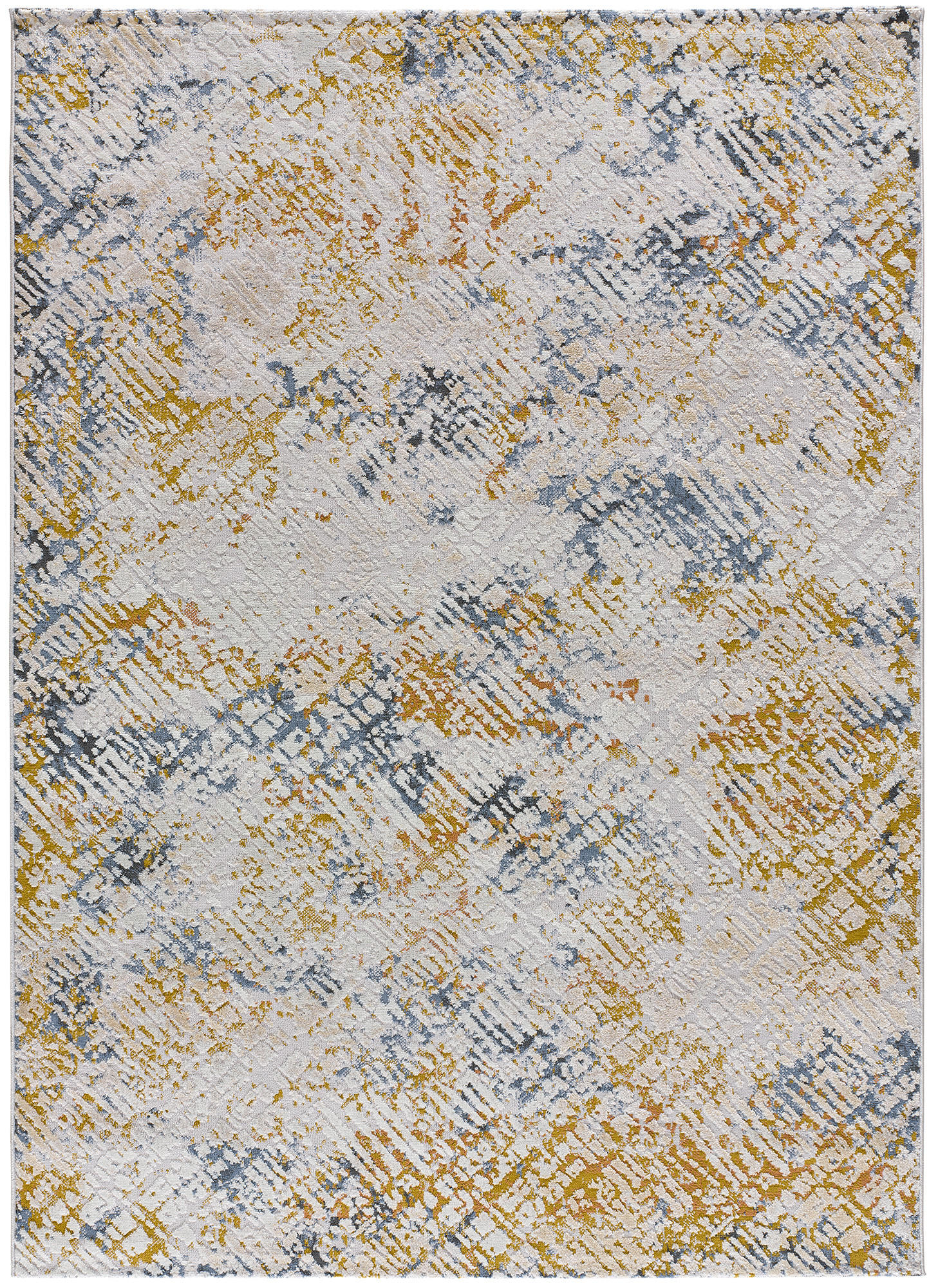 VINTAGE-TEPPICHE Beige Kilis 77/150 cm - Pastellblau/Beige, Naturmaterialien/Textil (77/150cm) - Atticgo