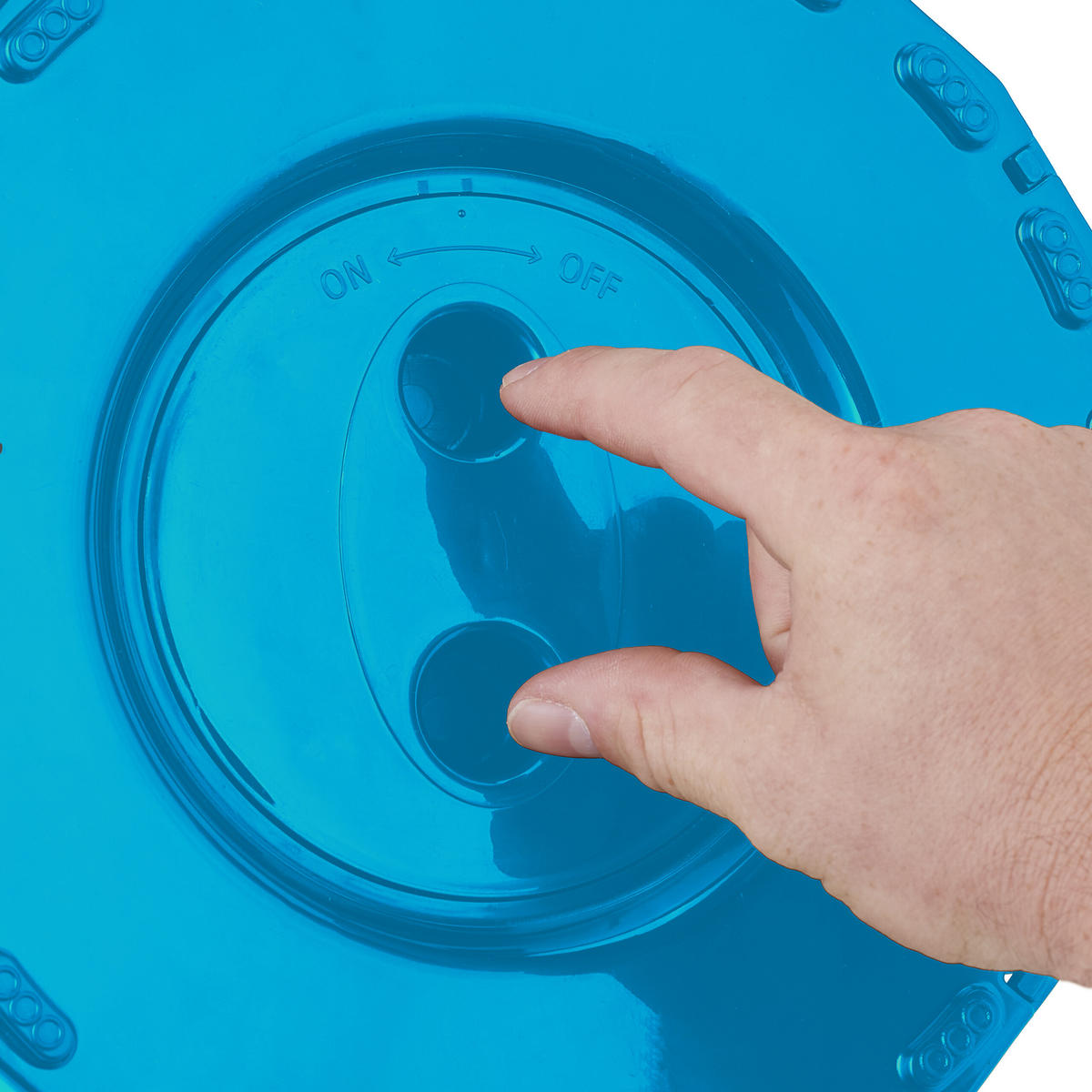 TELESKOPHOCKER - Multicolor, Kunststoff (25/44.5/25cm) - Relaxdays