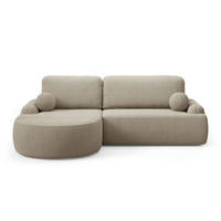 ECKSOFA CLEO mit Schlaffunktion Version Linke, QUELLE 06 - Creme, Kunststoff (264/172cm) - Lookway