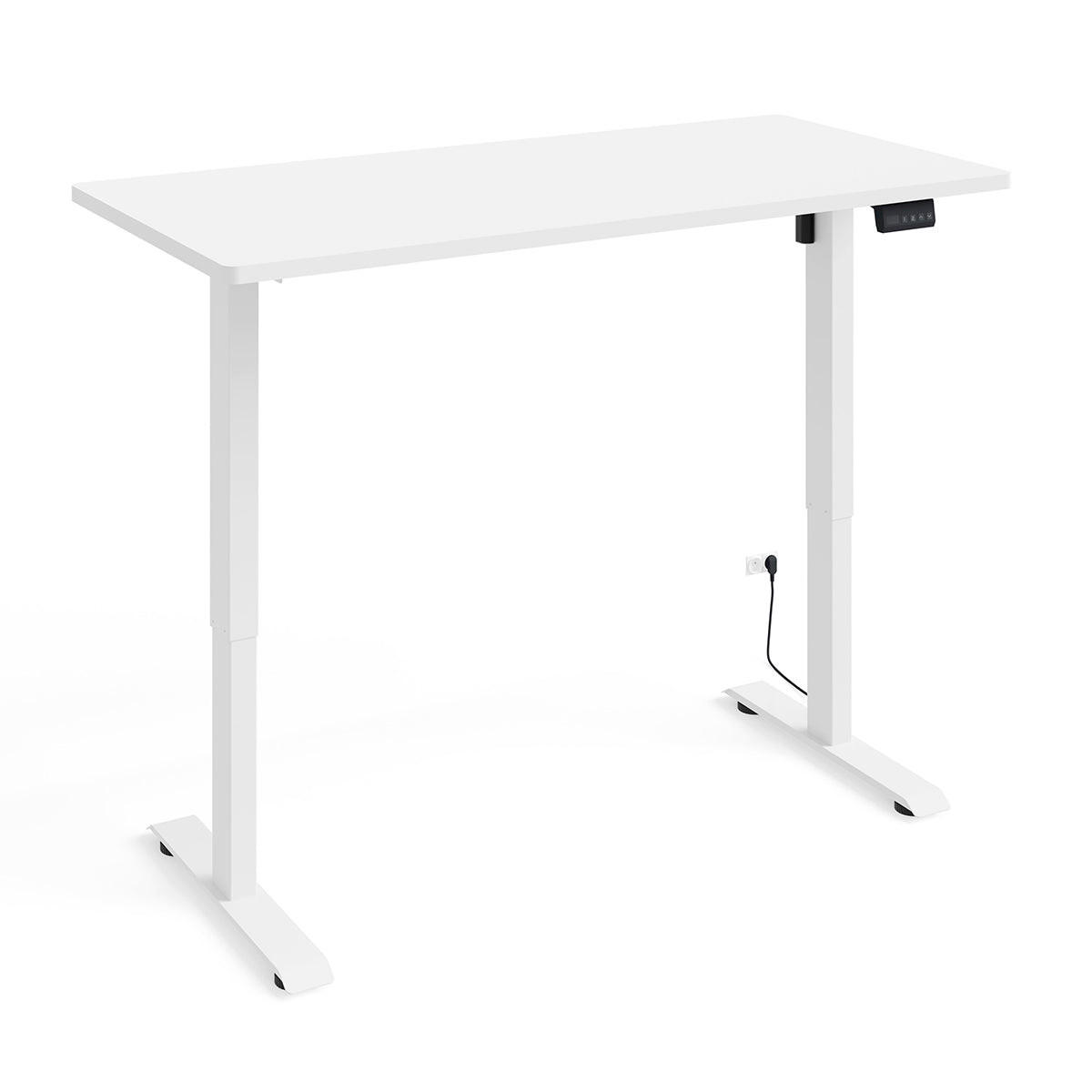 SCHREIBTISCH Ergo Mattweiß - Weiß, Holzwerkstoff (70/140/73cm) - Petits-meubles