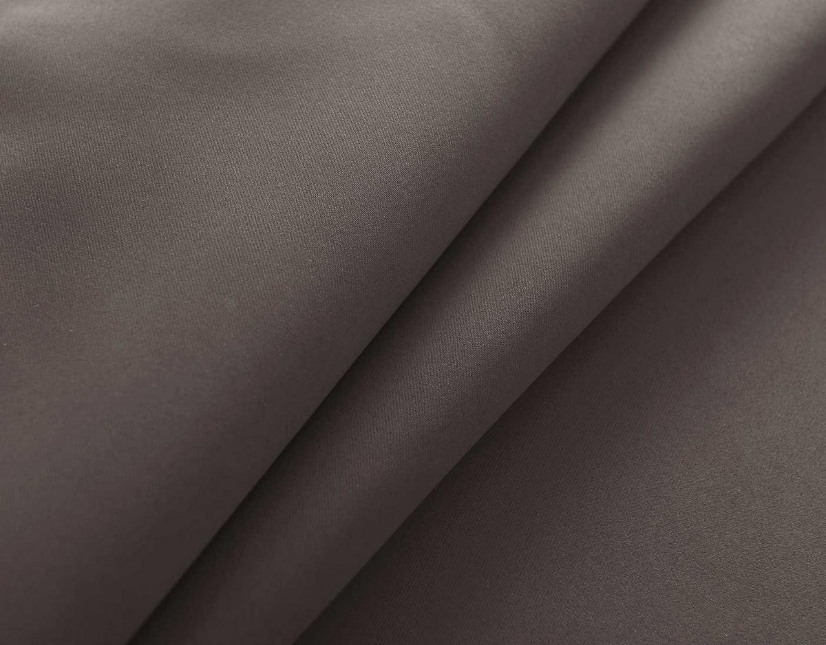 VORHANG 2ER SET NEWYORK HxB 160x140 cm Taupe - Taupe, Textil (140/160cm) - Gardinenbox