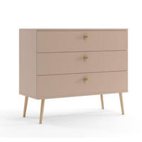KOMMODE Macchiato Boho Mit Schubladen - Beige, Holzwerkstoff (100/85/41cm) - Sepro Meble