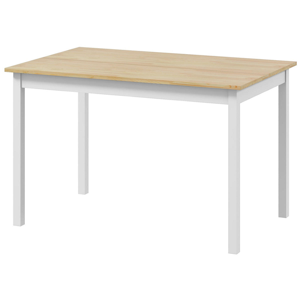 ESSTISCH Natürlich, Weiß 1 Stück - Weiß, Kunststoff (120/75/75cm) - GiPP