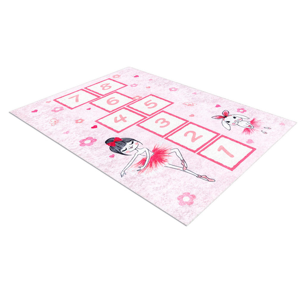 Thumbnail - rugsX Teppich, Pink, Textil, Rechteckig, 80x150 cm, Teppiche & Böden, Teppiche, Teppich Kinderzimmer