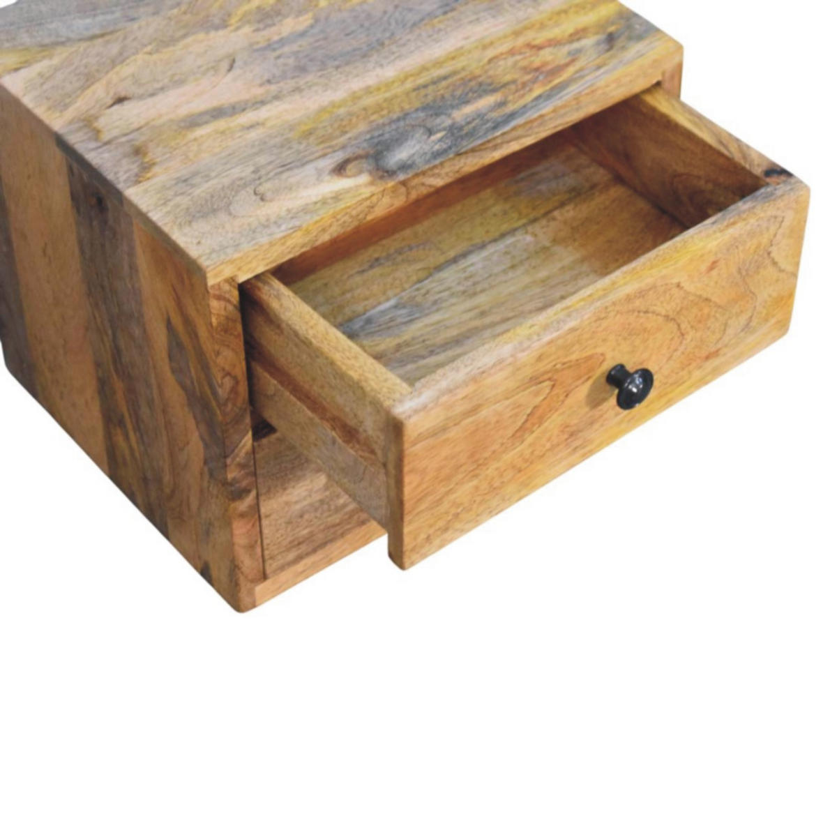 SKŘÍŇ Quad - hnědá, dřevo (30/24/25cm) - Artisan Furniture