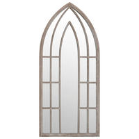 SPIEGEL Sandfarben 70x30 cm Eisen für den Innenbereich - Creme, Metall (30/70/1cm) - furnicato