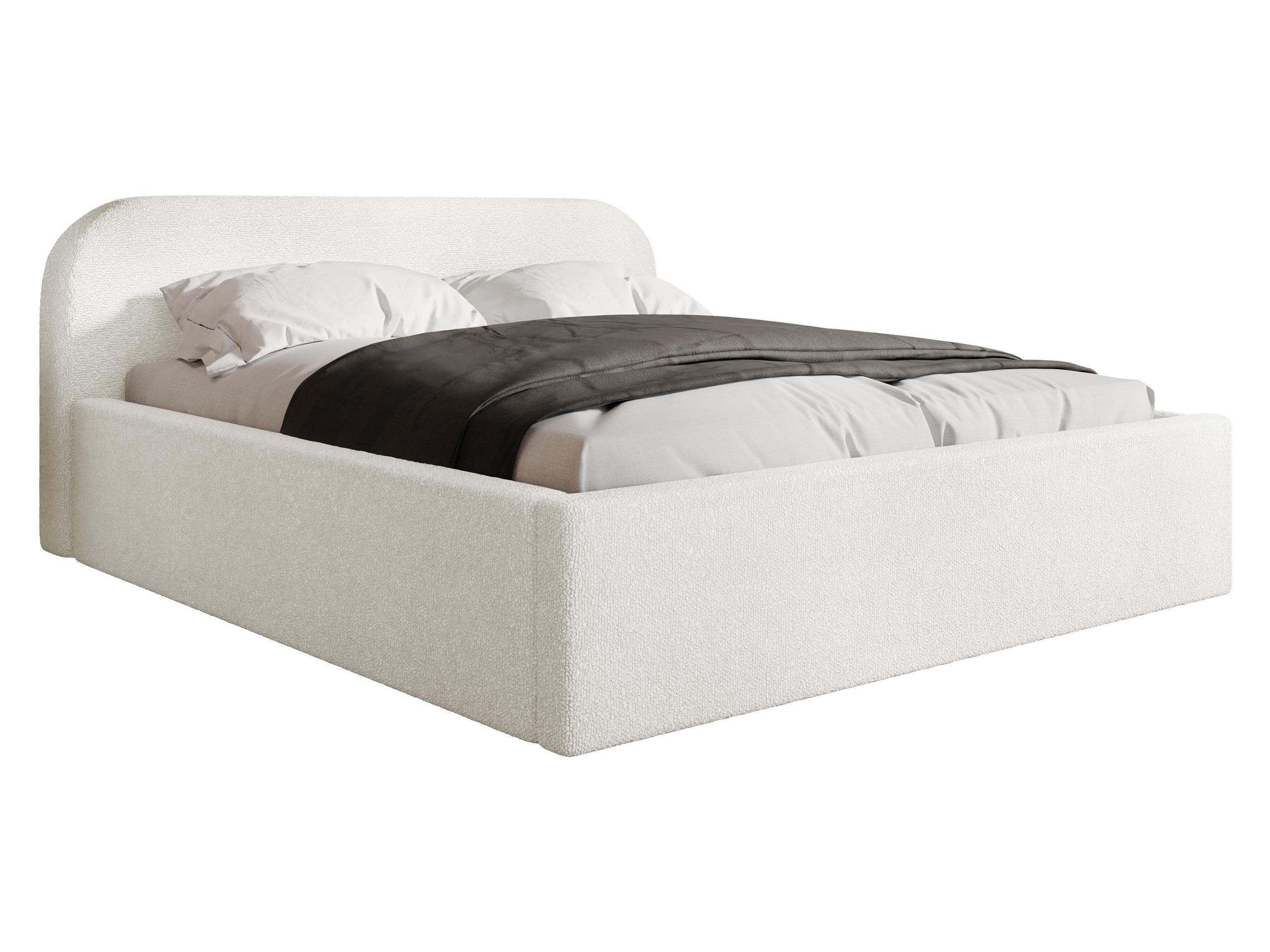 POLSTERBETT Deisin - Creme/Naturfarben, Holz/Holzwerkstoff (140/200cm) - MIRJAN24