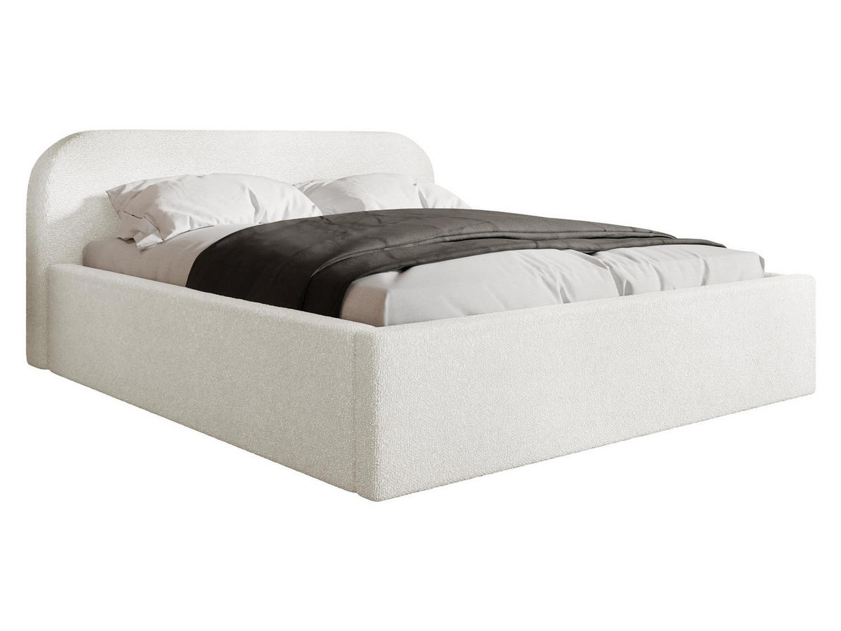 POLSTERBETT Deisin - Creme/Naturfarben, Holz/Holzwerkstoff (140/200cm) - MIRJAN24