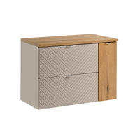 WASCHTISCHUNTERSCHRANK 80.4cm Manoa Kaschmir - Beige, Holzwerkstoff (80.4/59/40cm) - Petits-meubles