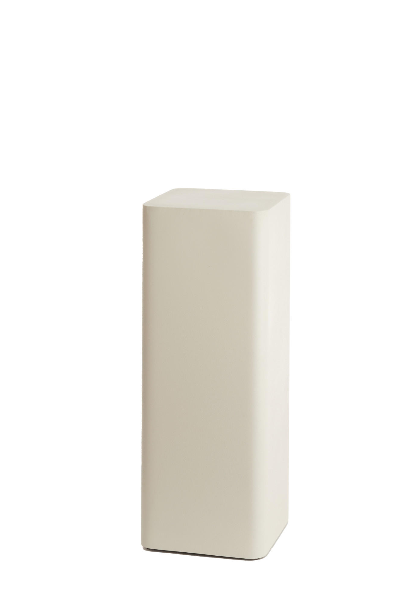 SÄULE Alurio Weiß 30,5/30,5/80 cm - Weiß, Metall (30.5/30.5/80cm) - Light & Living