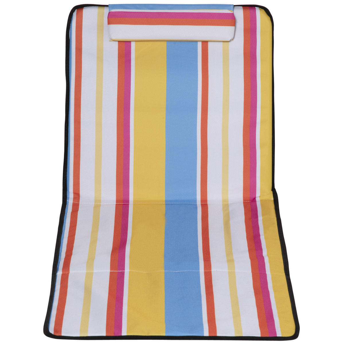 LIEGENAUFLAGE 2er-Set aus Polyester 124x53x4 cm Multicolor mit verstellbarer Rückenlehne - Multicolor, Textil (53/4/124cm) - Modfu