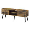 LOWBOARD Eskilstuna - Dunkelbraun, Holz/Holzwerkstoff (120/46.5/29.5cm) - [en.casa]