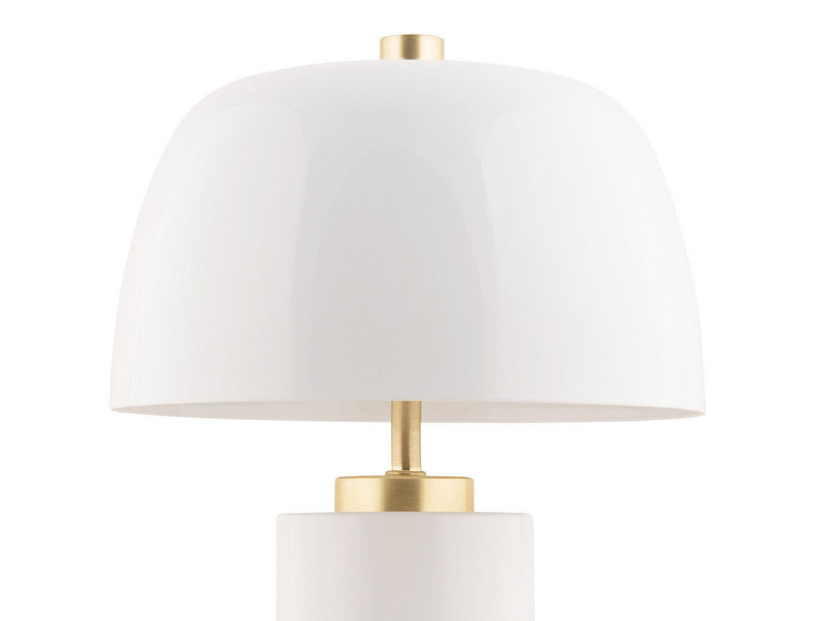 TISCHLAMPE Freya LED 18/18/30 cm - Weiß, Metall (18/18/30cm) - Leitmotiv