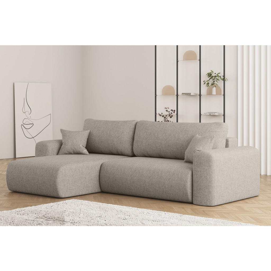 Thumbnail - Kaiser Möbel Ecksofa, Cappuccino, Holz, L-Form, 272x145 cm, Wohnzimmer, Sofas & Couches, Wohnlandschaften, Ecksofas