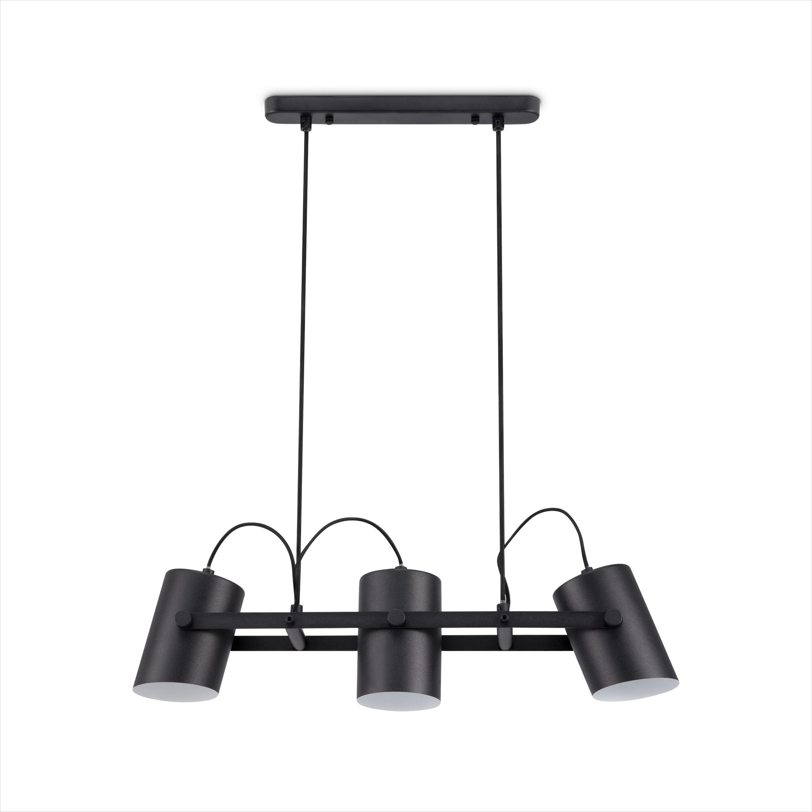 PENDELLEUCHTE Karl - Schwarz, Metall (67.2/13/20.7cm) - Paco Home