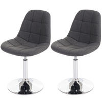 ESSZIMMERSTUHL Hellgrau 2er-Set - Hellgrau, Textil (47/84/50cm) - MCW