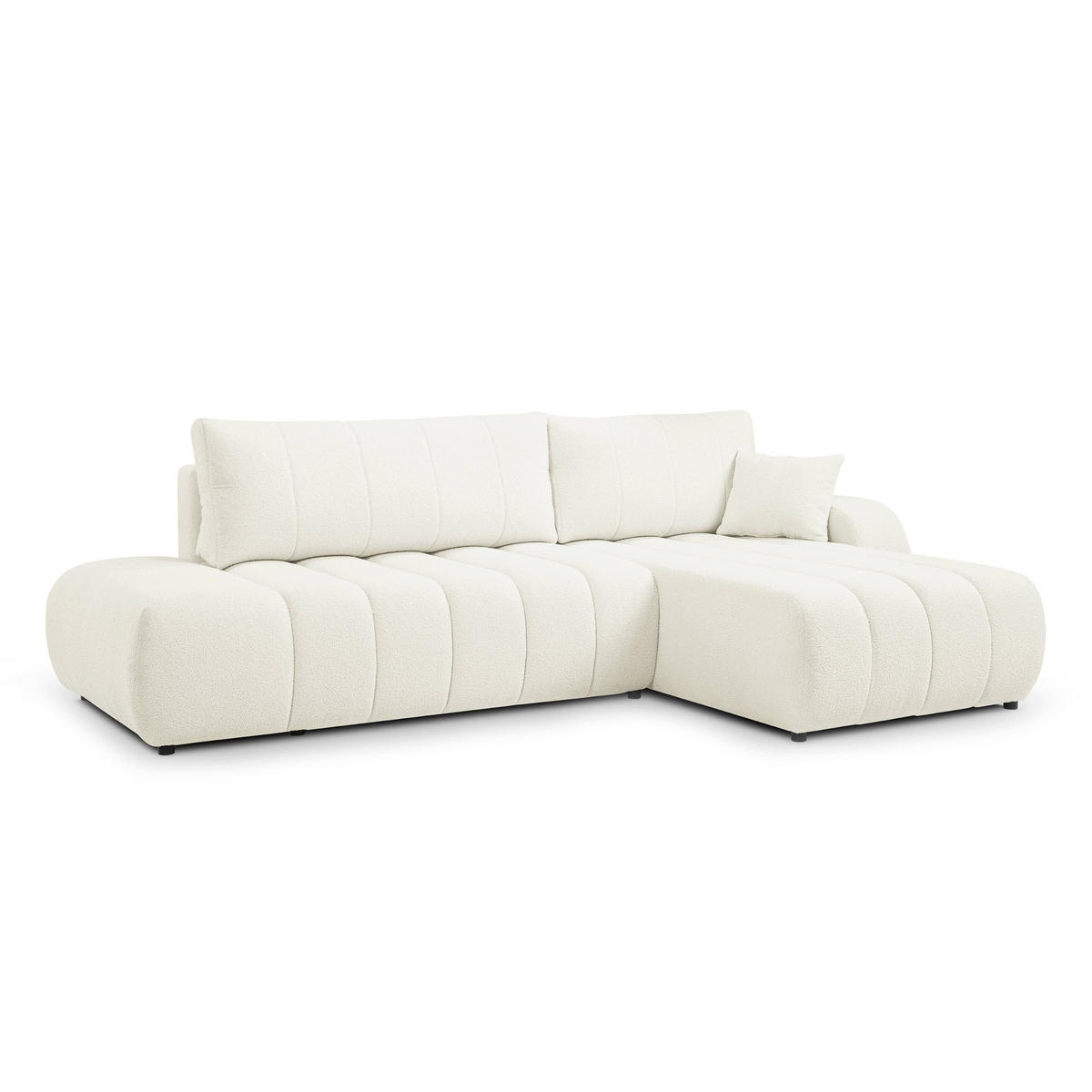 ECKSOFA BALOA Ecru - Ecru, Textil (276/88/176cm) - Pillovely