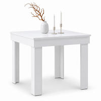 ESSTISCH in weiß 80/80/73 cm Holz - Weiß, Holz (80/80/73cm) - Homestyle4u
