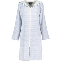BADEMANTEL DAMEN KURZMANTEL MIT KAPUZE KURZMANTEL MIT KAPUZE 6222 CAPRI - 11 - Blau, Textil (Snull) - Cawoe