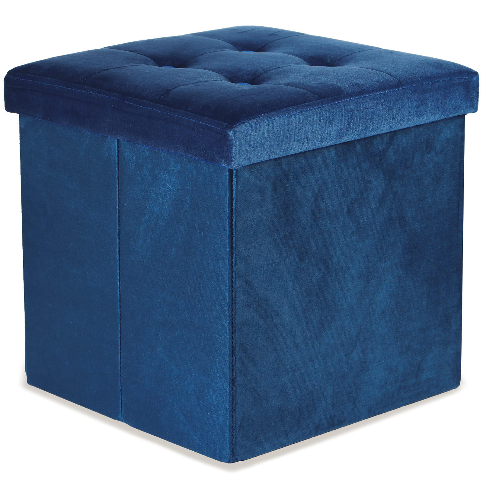 SITZBOX Ravello L mit Knöpfen Samt Blau - Blau, Textil (38/38/38cm) - Komodee