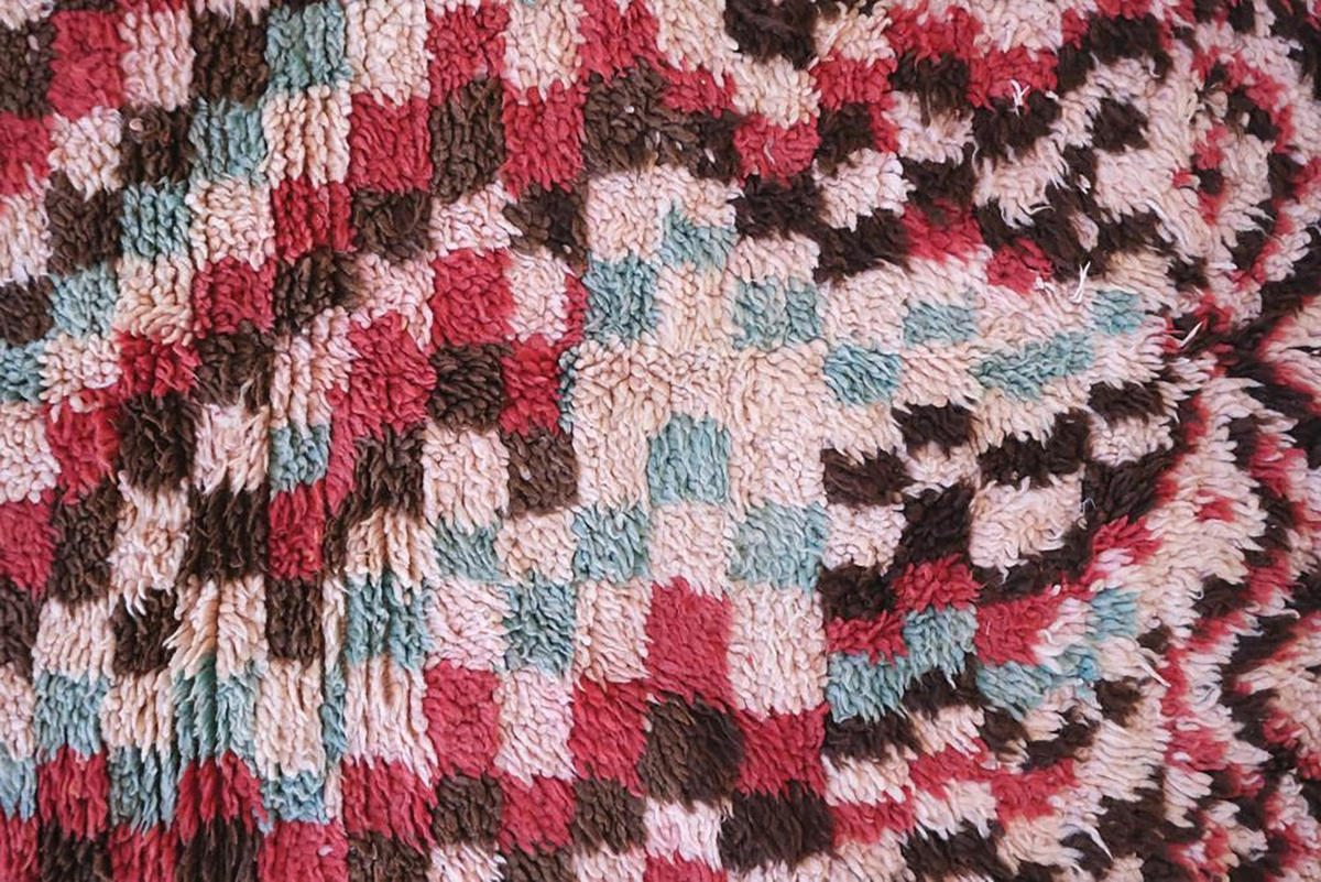 BERBERTEPPICH aus reiner Wolle 110x 176 cm - Multicolor, Naturmaterialien (110/176cm) - AFK Living