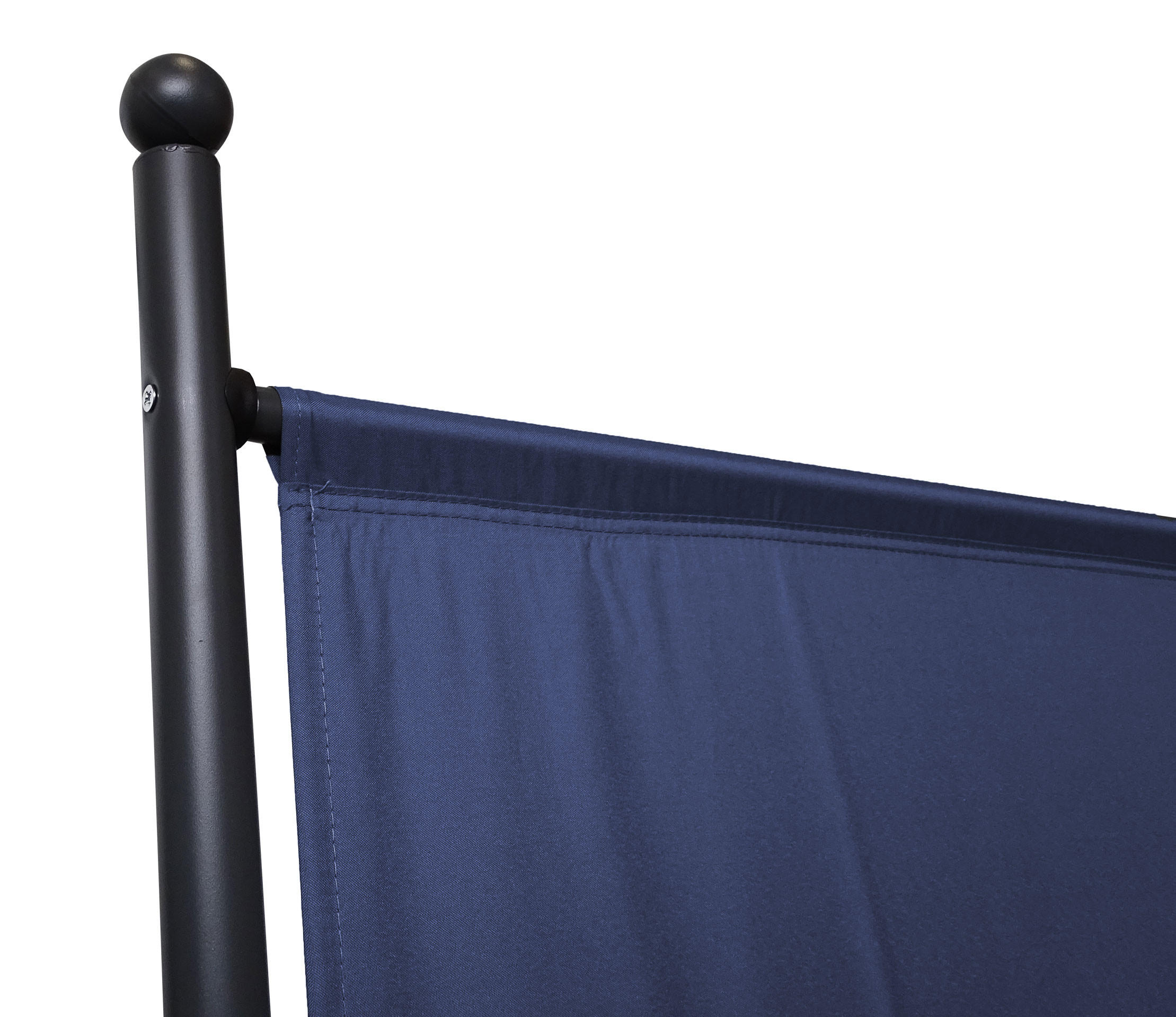 PARAVENT 1-tlg. 180x78 cm Blau - Blau, Metall (78/180cm) - QUICK STAR