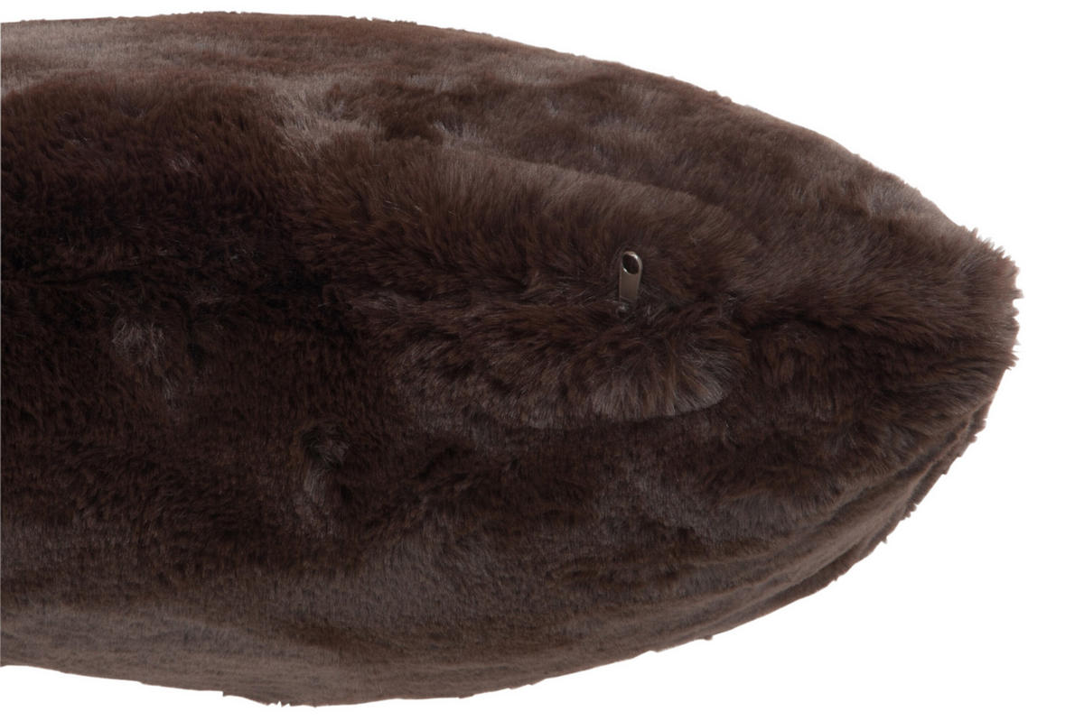 KISSEN CUTIE - Plüsch - Braun - Dunkelbraun, Textil (45/45cm) - J-Line