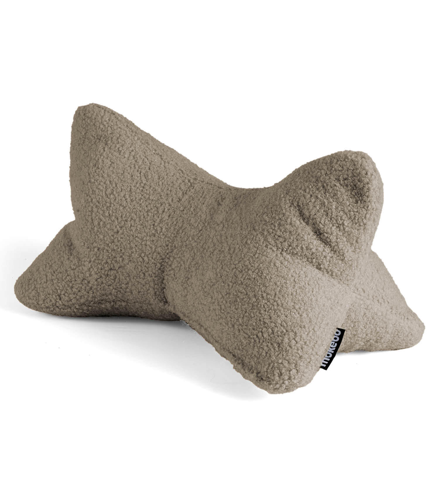 NACKENKISSEN Der Leseknochen - Braun, Textil (42/22cm) - Mokebo