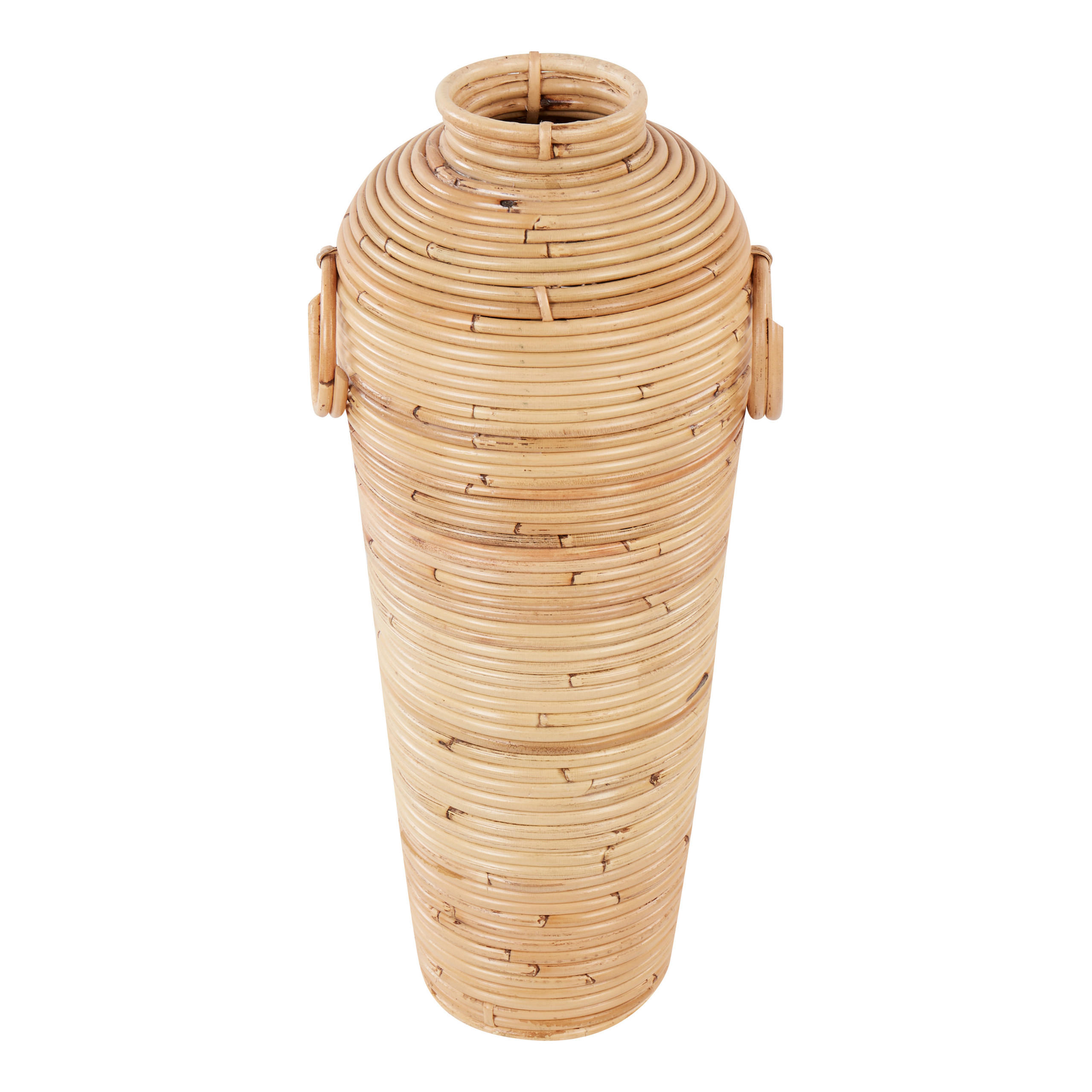 DEKOVASE Rattan natürlich Elatia - Naturfarben, Naturmaterialien (50cm) - Beliani