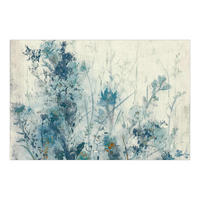 FOTOTAPETE Blaue Frühlingswiese I 432/290 cm - Blau, Papier (432/290cm) - Bilderwelten