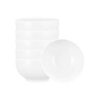CAFÉ AU LAIT SCHALEN Amina Weiß ø 12,9 cm 6er Set - Weiß, Keramik (0.5L) - Seltmann Weiden