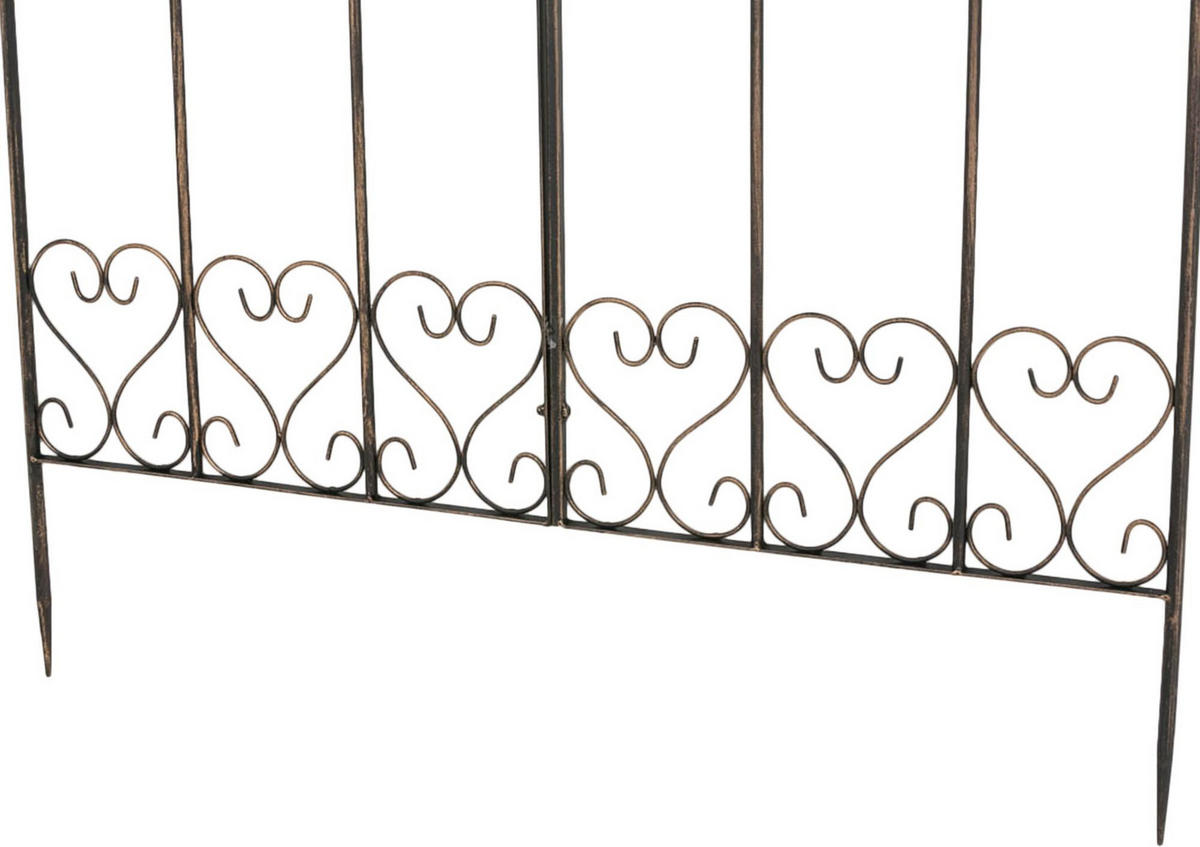 RANKGITTER Metall Bronze - Bronzefarben, Metall (100/150/2cm) - CLP