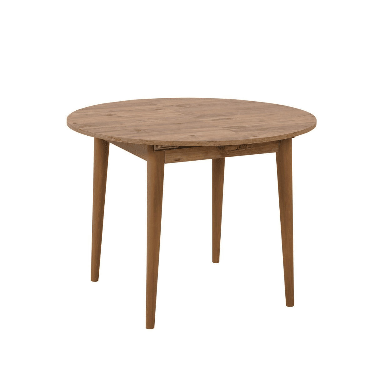 TISCH mit Massivholzbeinen - vina 100/100/75 cm - Beige, Holzwerkstoff (100/100/75cm) - Calicosy