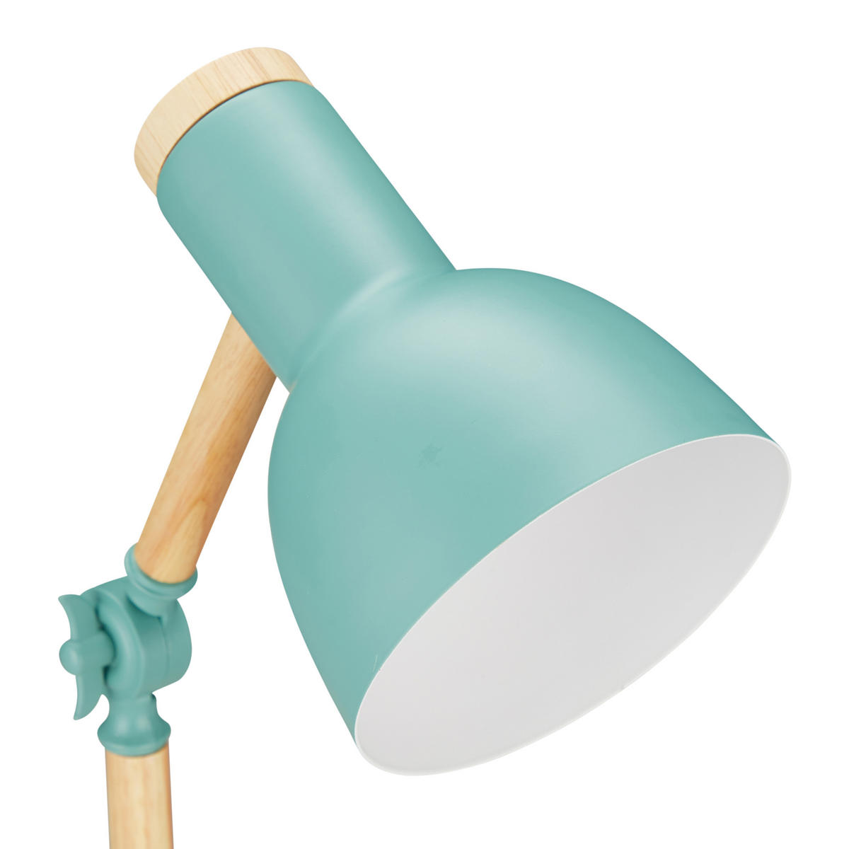 SCHREIBTISCHLAMPE - Multicolor, Holz/Kunststoff (14.5/14.5/45.5cm) - Relaxdays