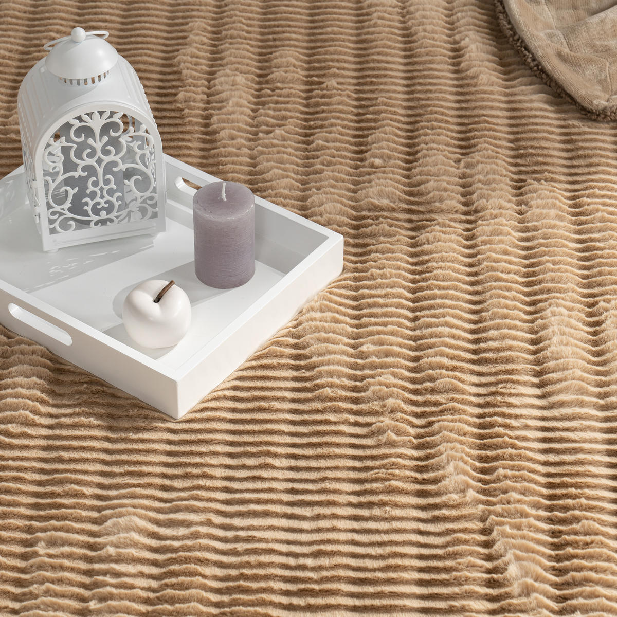 HOCHFLORTEPPICH 200/280 cm Arnheim 743 - Beige, Textil (200/280cm) - Paco Home